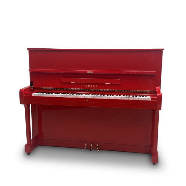 Yamaha U1D piano, rood (1966)