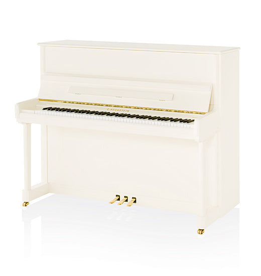 C. Bechstein R6 Elegance piano, wit